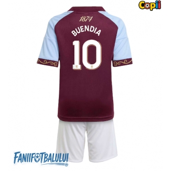 Aston Villa Emiliano Buendia #10 Echipament de Fotbal Replică 2025-26 Copii Acasa (+ Șorturi)